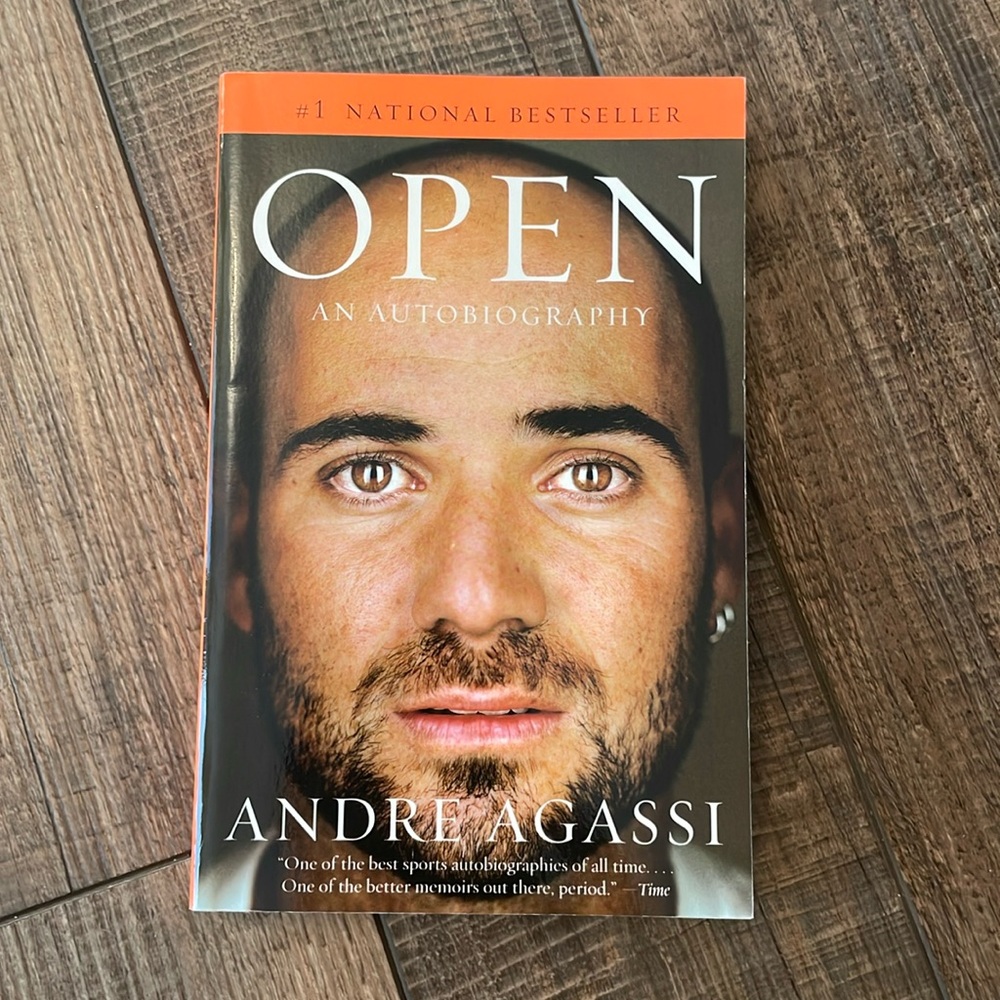 Andre Agassi autobiography, Open.  Paperback.